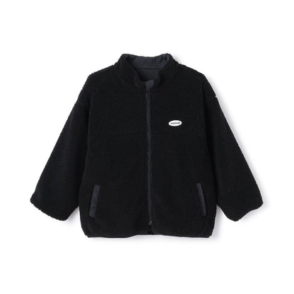 雙面配色羊羔絨外套