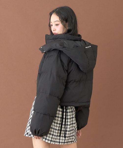 拼色加厚棉服【韓國時尚】