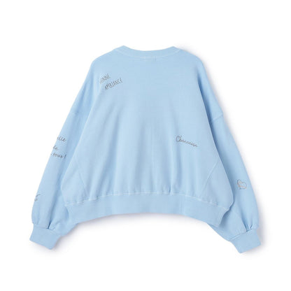 【AMI】塗鴉刺繡衛衣開衫