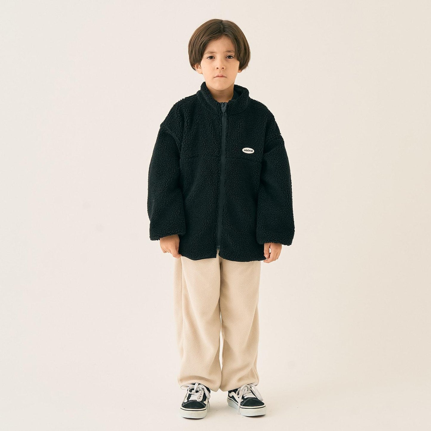 雙面配色羊羔絨外套