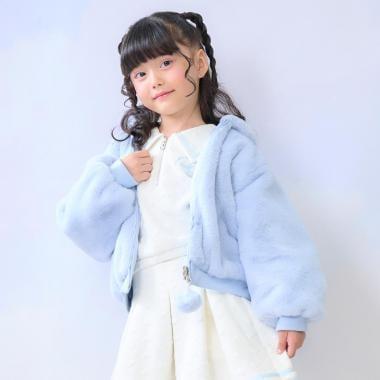 可雙面穿仿皮草短夾克