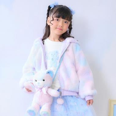 可雙面穿仿皮草短夾克