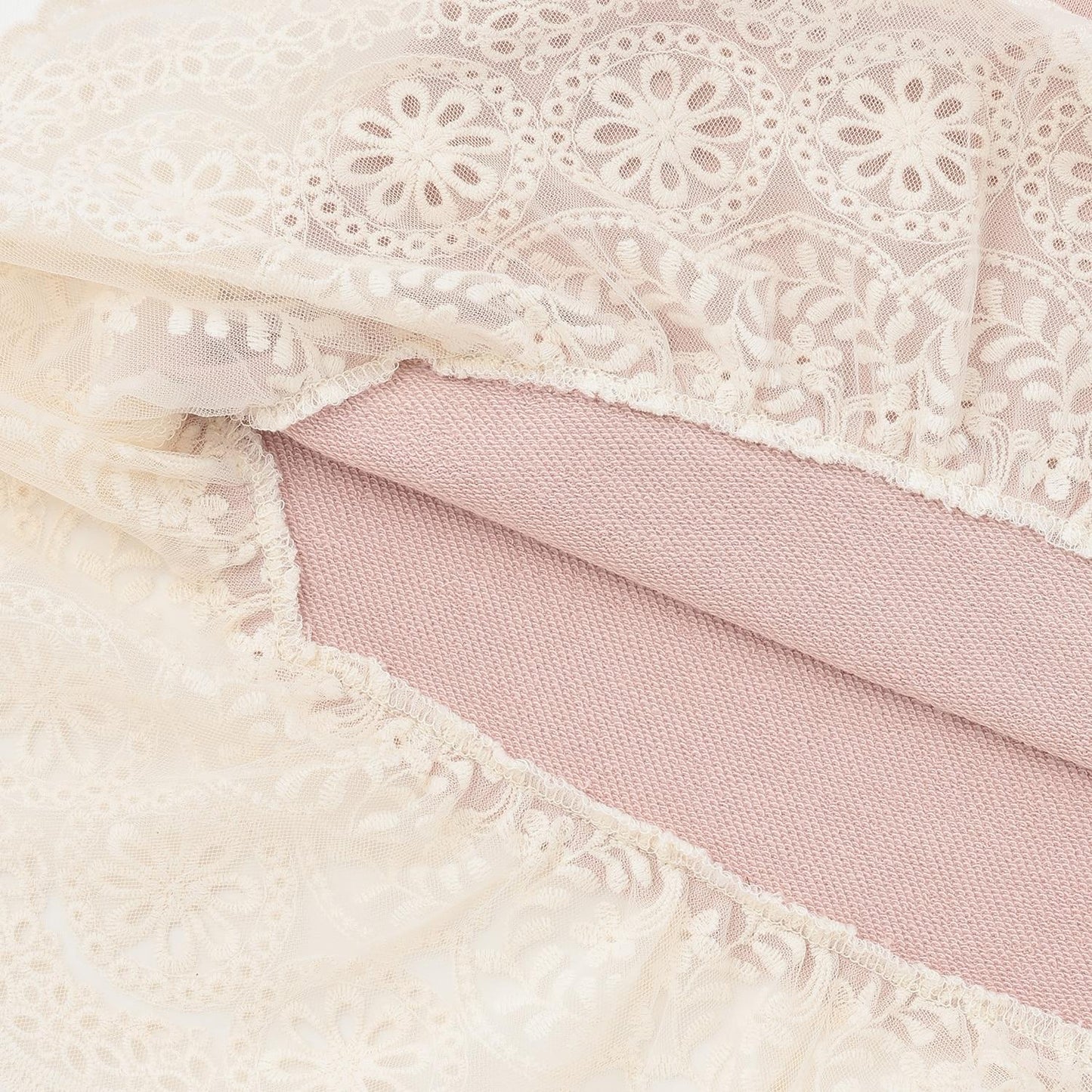 下襬網紗蕾絲長款上衣