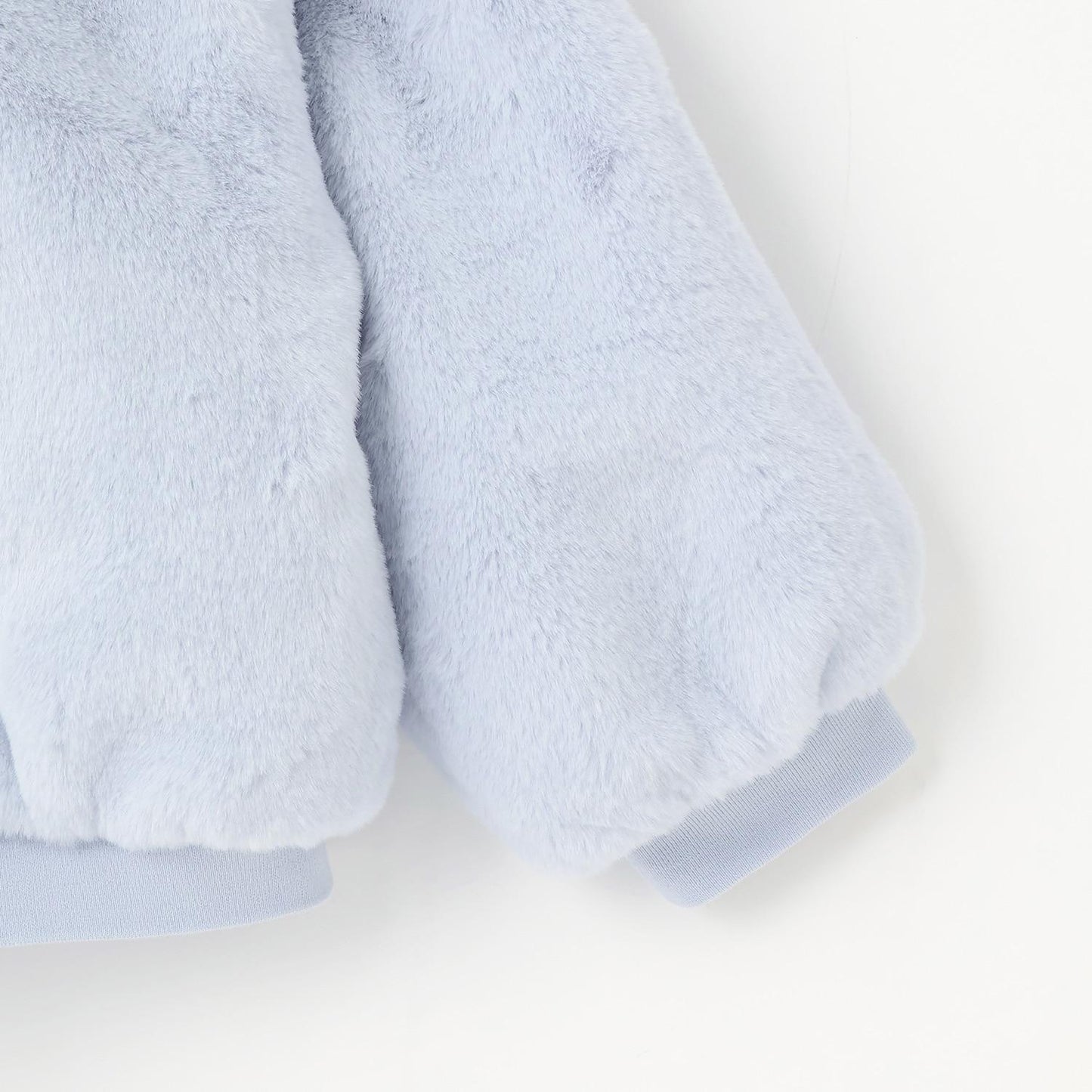 可雙面穿仿皮草短夾克