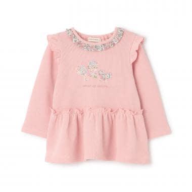 蝴蝶圖案寬鬆上衣