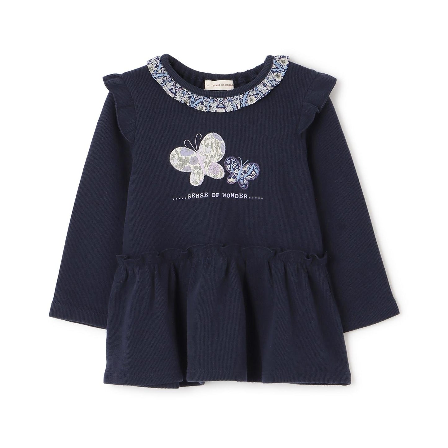 蝴蝶圖案寬鬆上衣