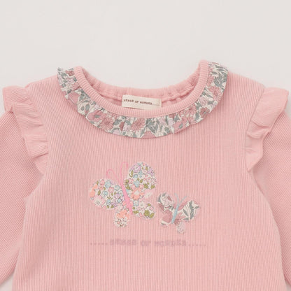 蝴蝶圖案寬鬆上衣