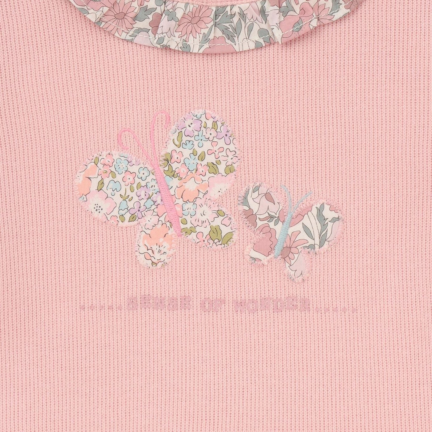 蝴蝶圖案寬鬆上衣