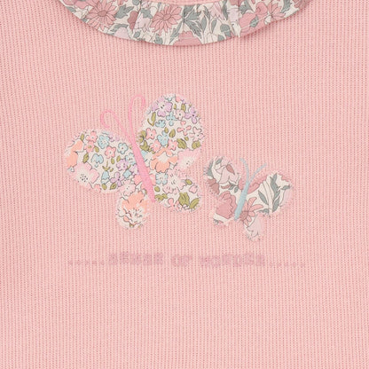 蝴蝶圖案寬鬆上衣