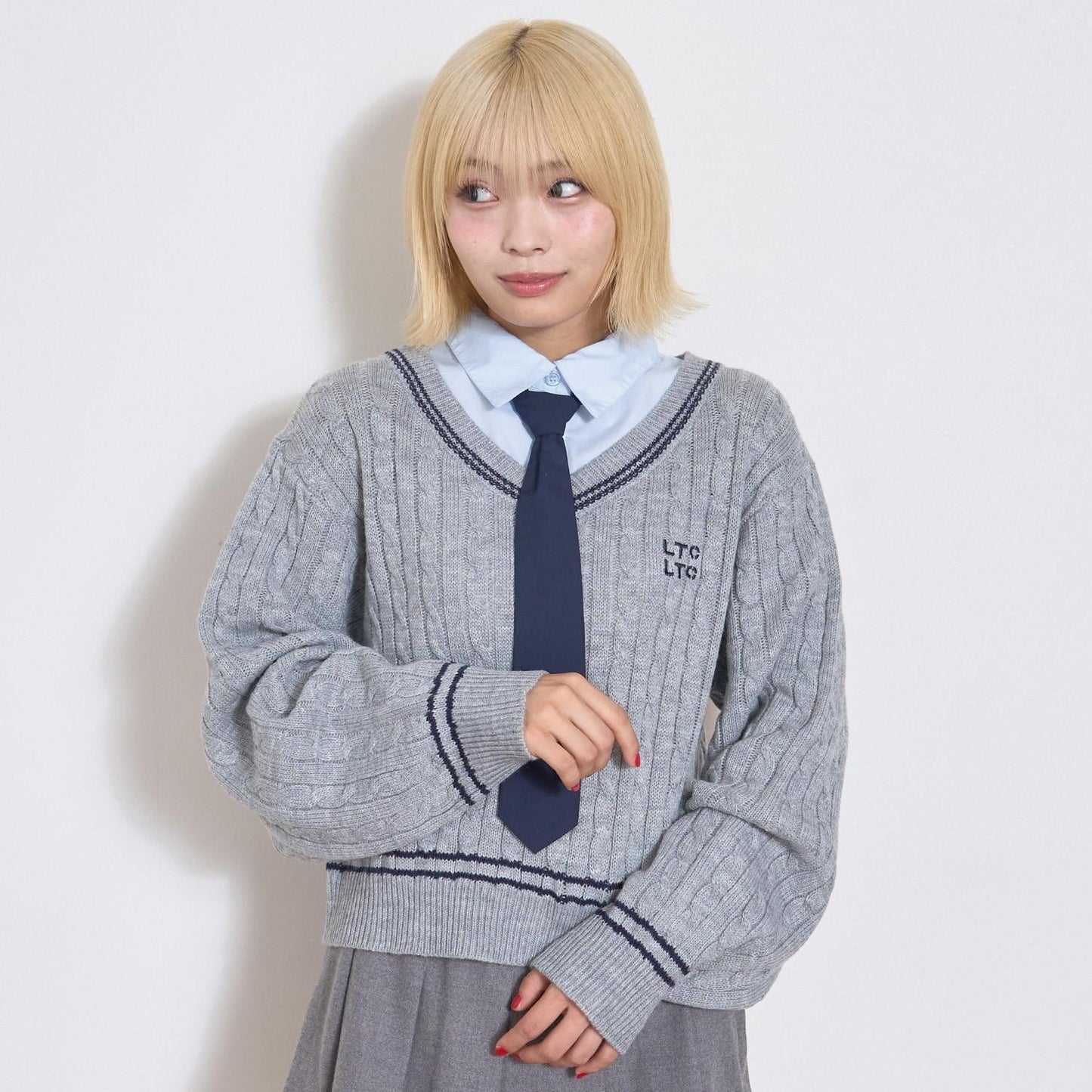 帶領層疊針織衫