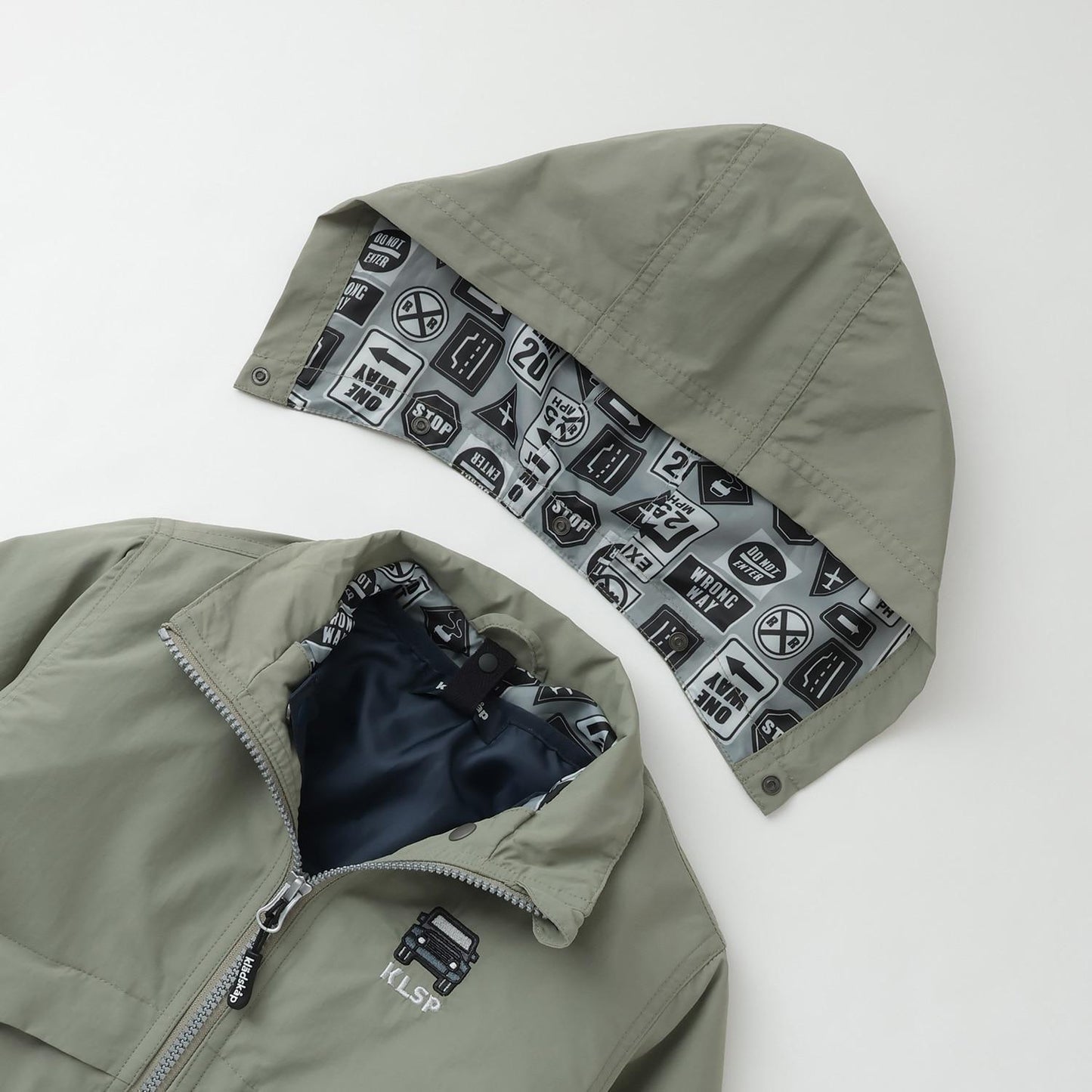 越野車風格夾棉內膽夾克