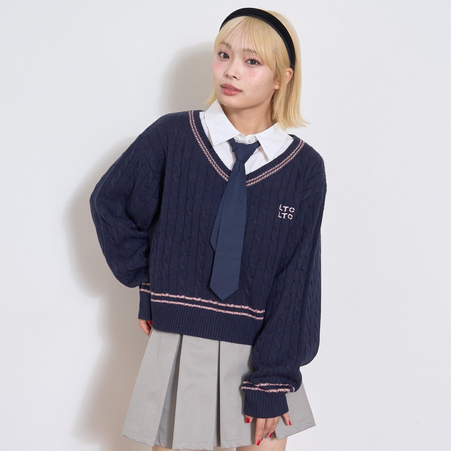 帶領層疊針織衫