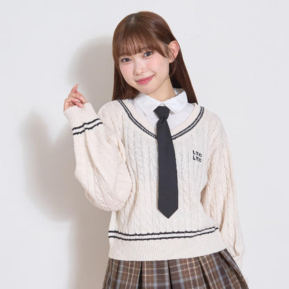 帶領層疊針織衫