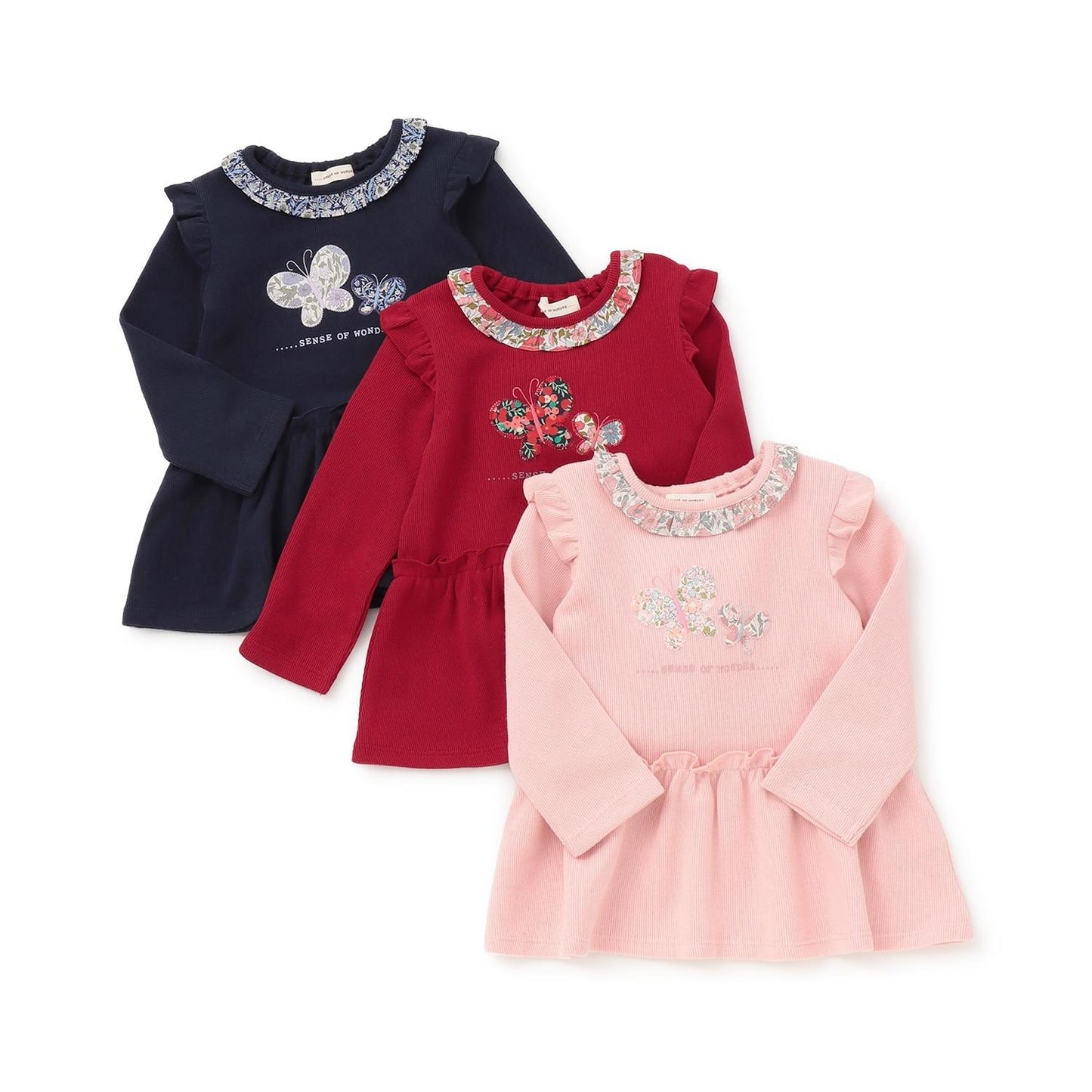 蝴蝶圖案寬鬆上衣