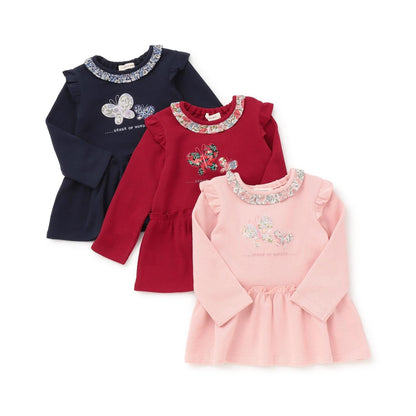 蝴蝶圖案寬鬆上衣