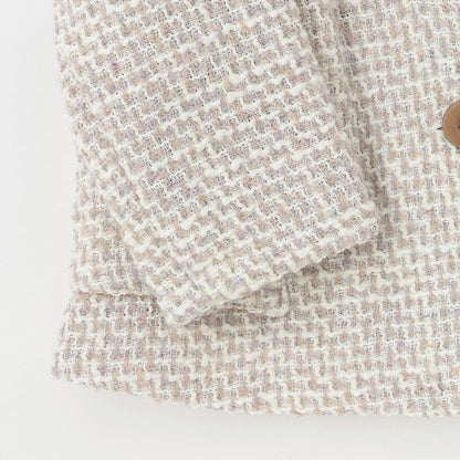 帶圍巾低領大衣