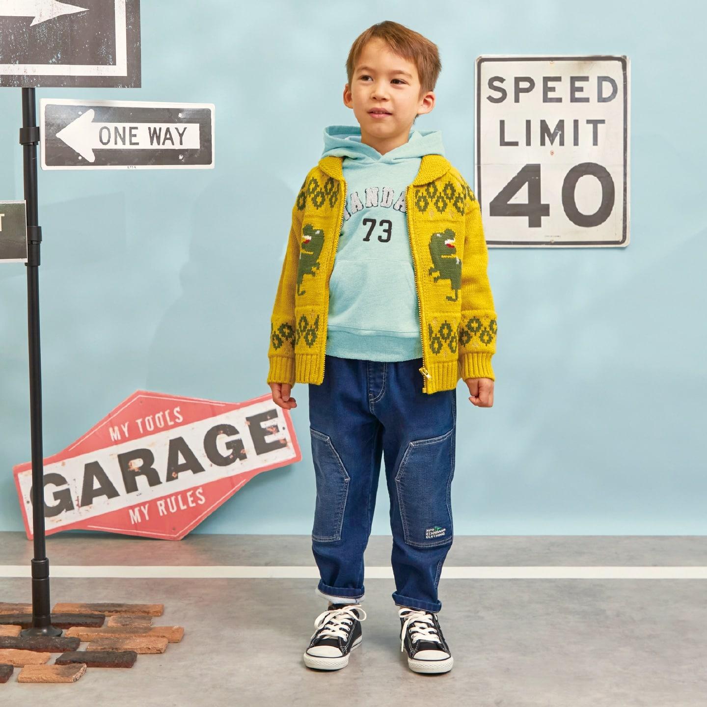 恐龍圖案考欽毛衣