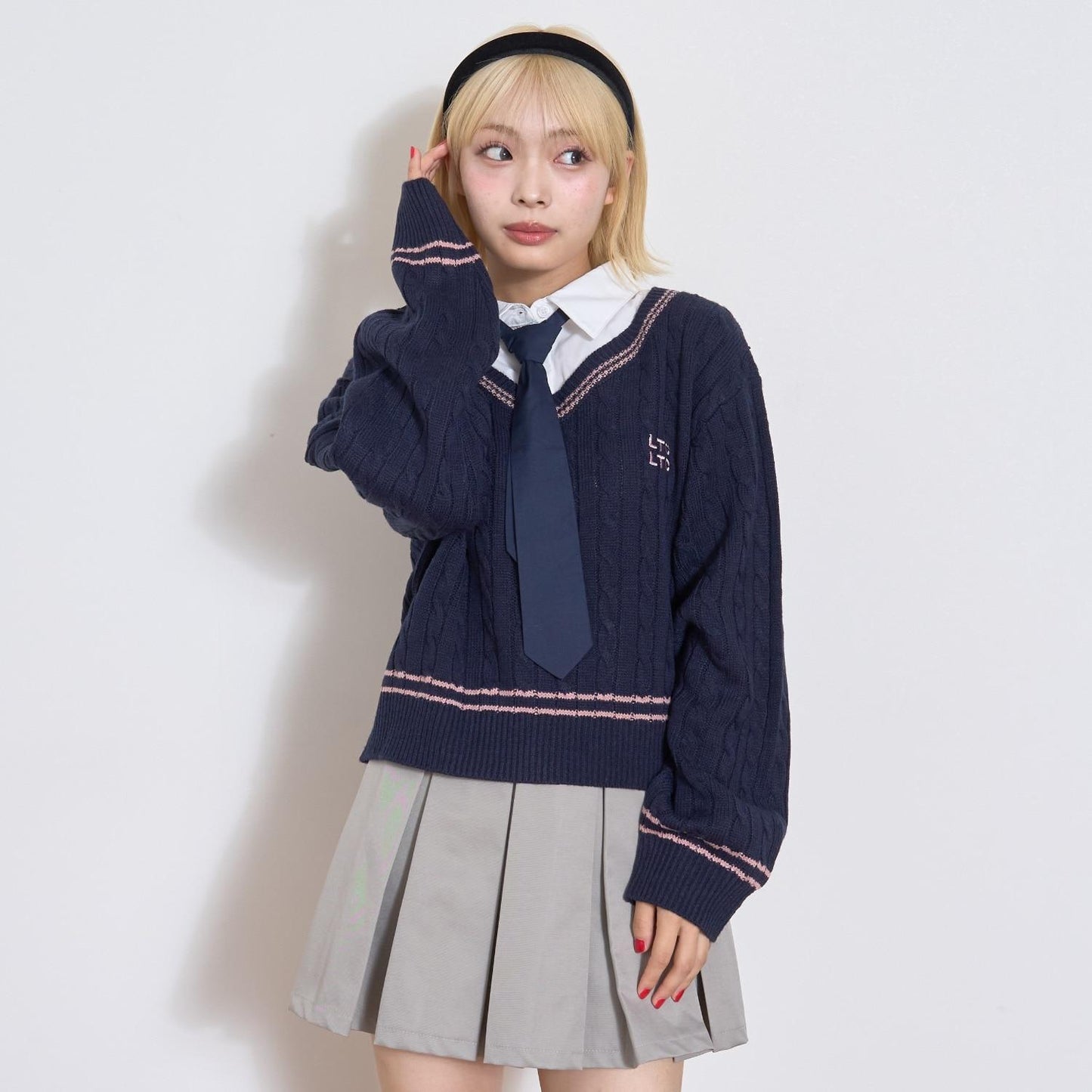 帶領層疊針織衫