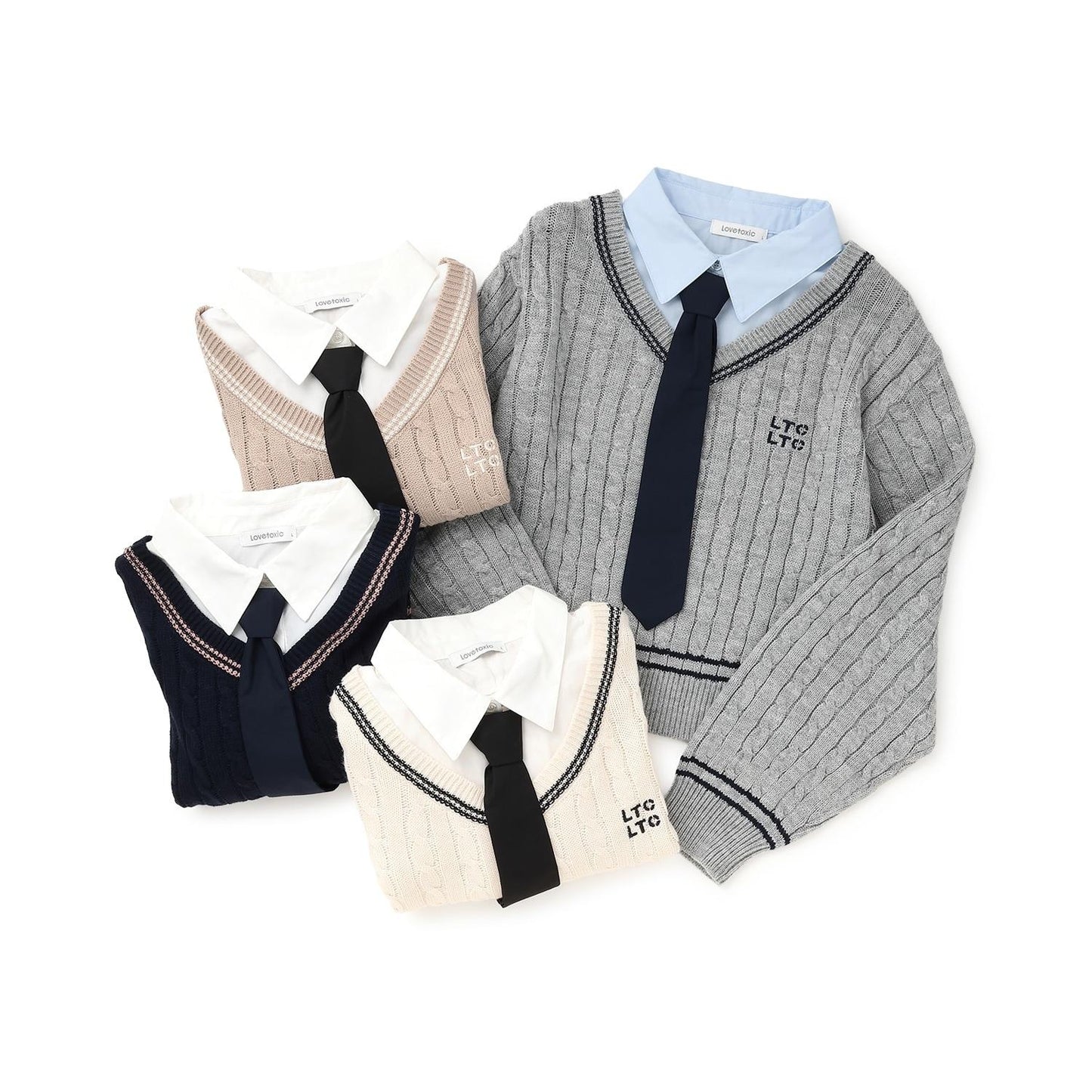 帶領層疊針織衫