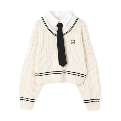 帶領層疊針織衫