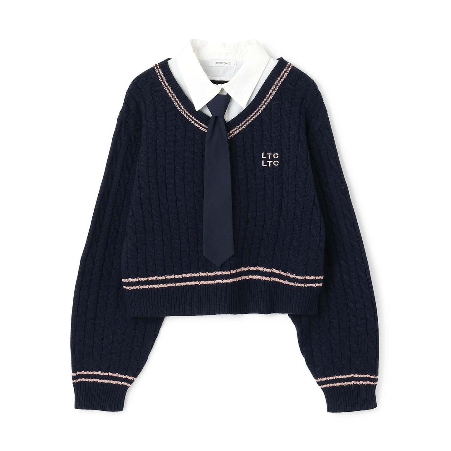 帶領層疊針織衫