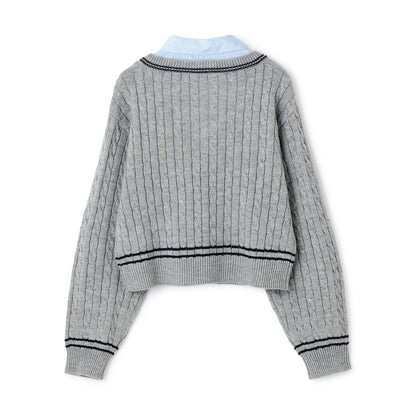 帶領層疊針織衫