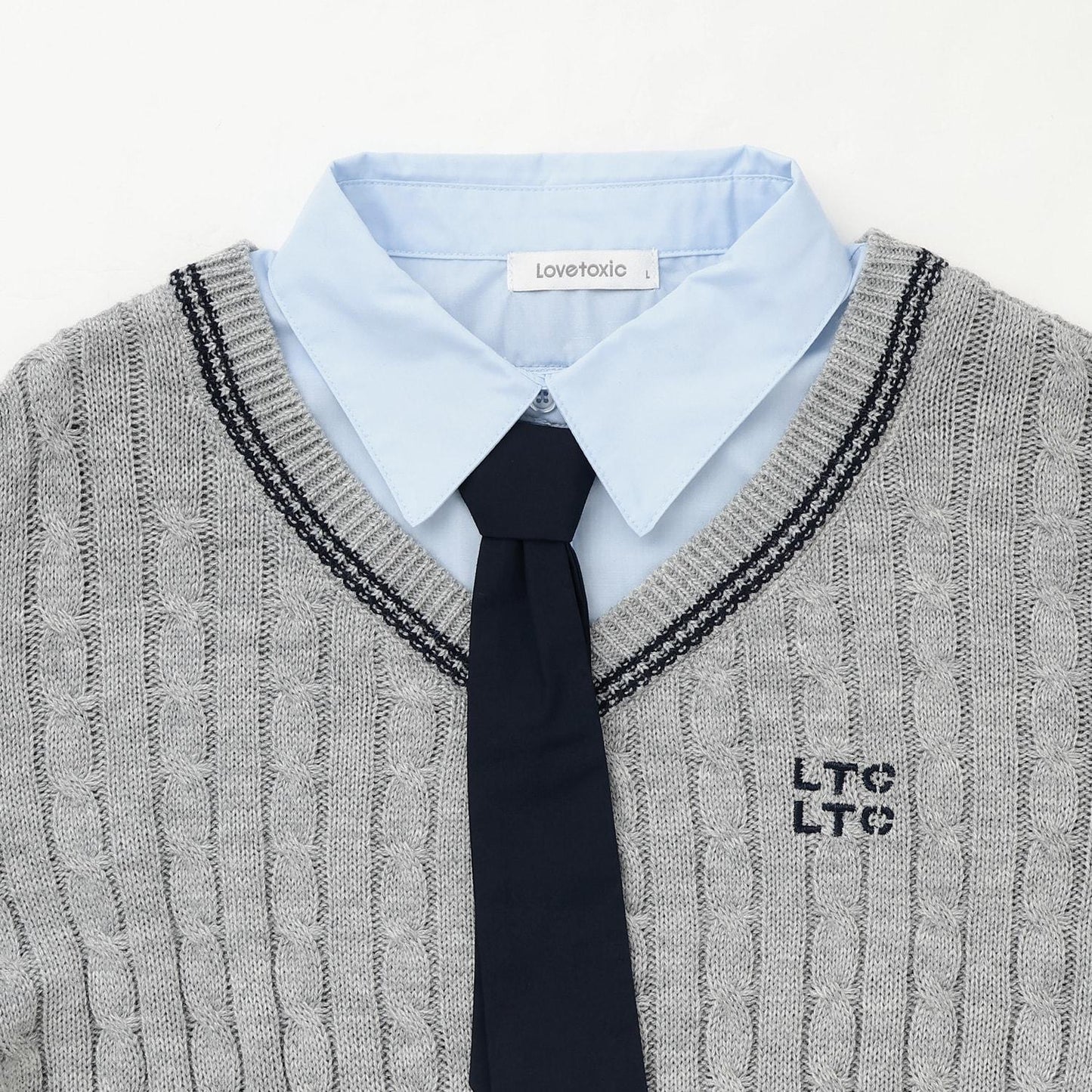 帶領層疊針織衫