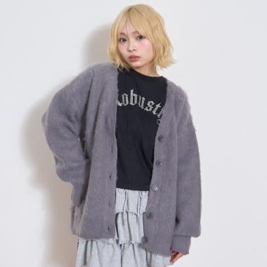 【LTXC】長毛絨寬鬆開衫