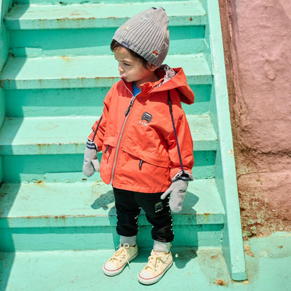 越野車風格夾棉內膽夾克