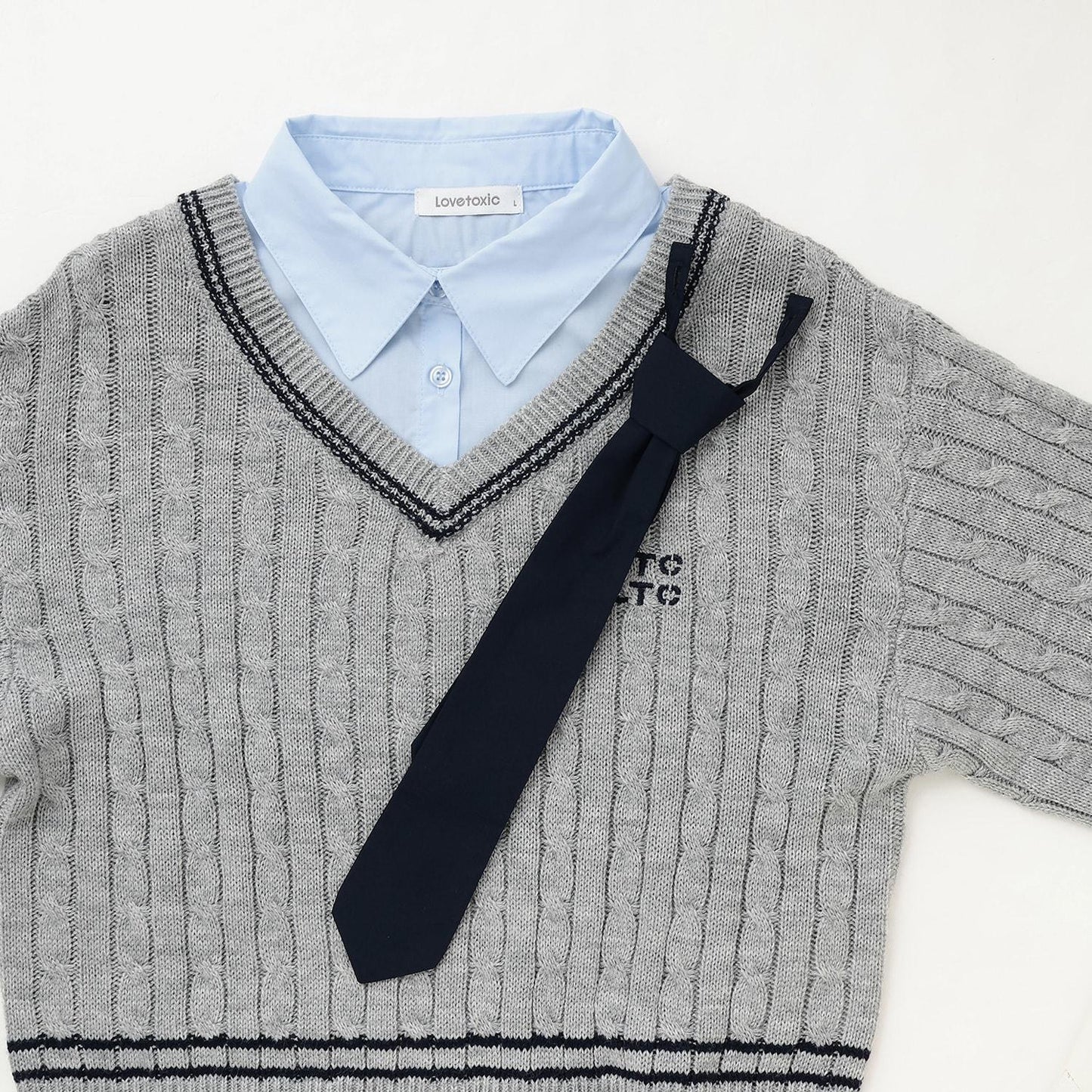 帶領層疊針織衫