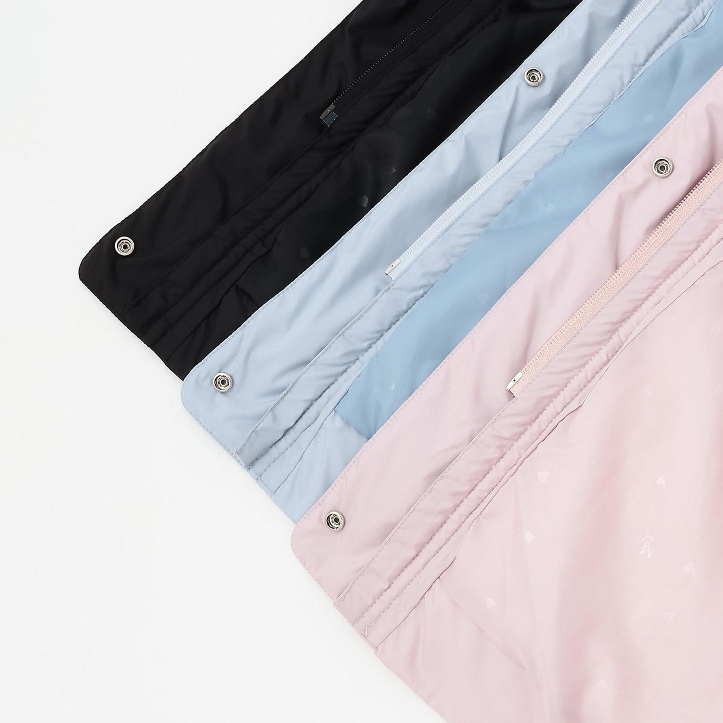 【防潑水】附蝴蝶結腰帶修身長款羽絨服