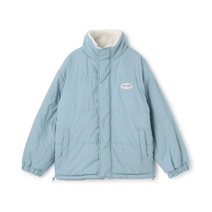 可雙面穿羊羔絨飛行夾克