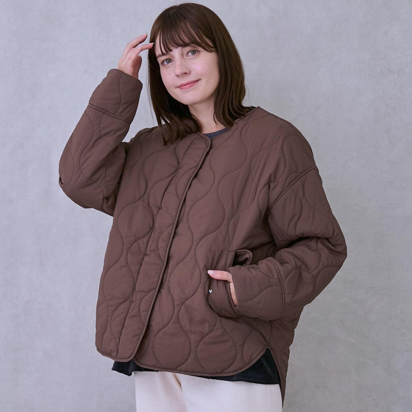 【Link/防潑水加工】絎縫夾克