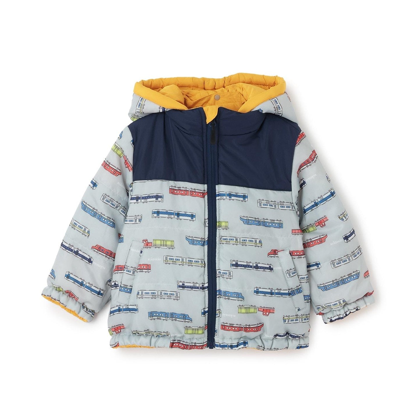 電車可雙面穿中棉夾克