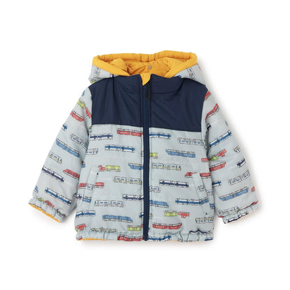 電車可雙面穿中棉夾克