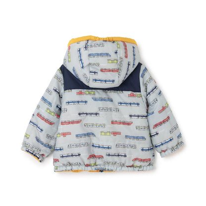 電車可雙面穿中棉夾克