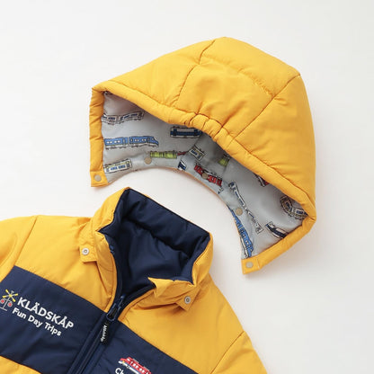 電車可雙面穿中棉夾克