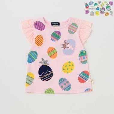 【コロボックル】《伊蘇》印花短袖長款上衣