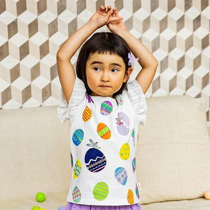 【コロボックル】《伊蘇》印花短袖長款上衣