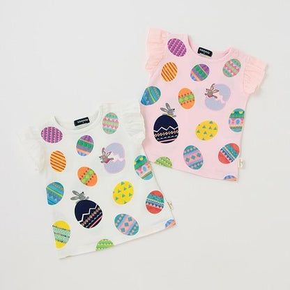 【コロボックル】《伊蘇》印花短袖長款上衣