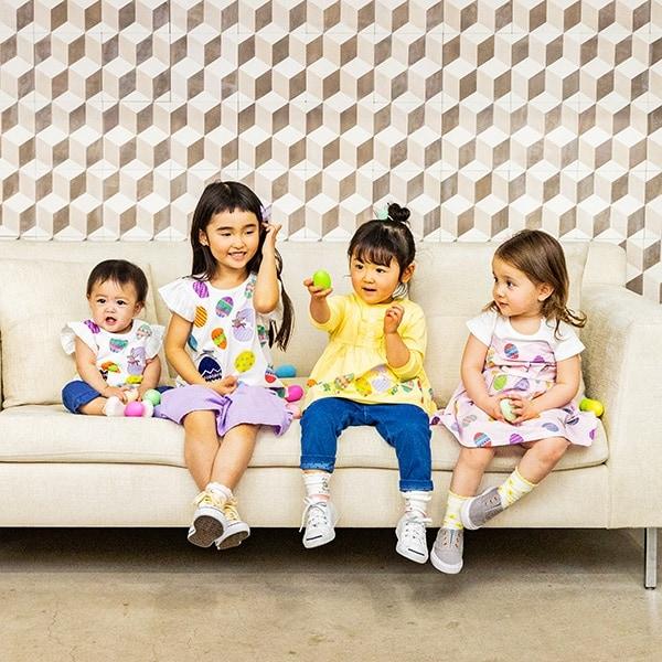 【コロボックル】《伊蘇》印花短袖長款上衣