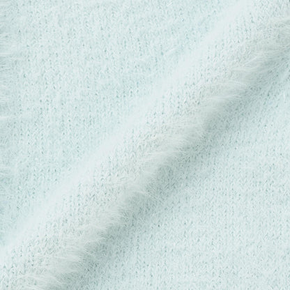 亮片長毛針織開衫