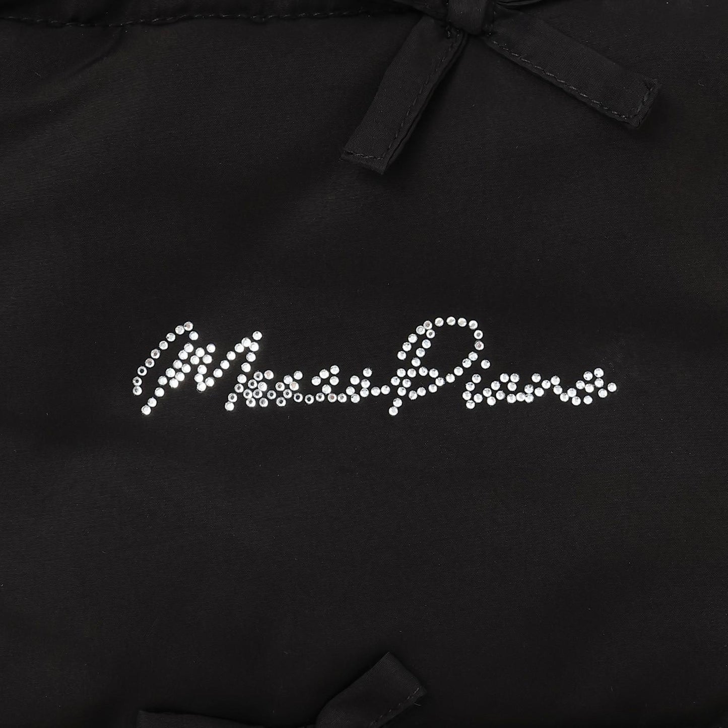 【防潑水・蓄熱】迷你蝴蝶結泡泡袖短款夾克