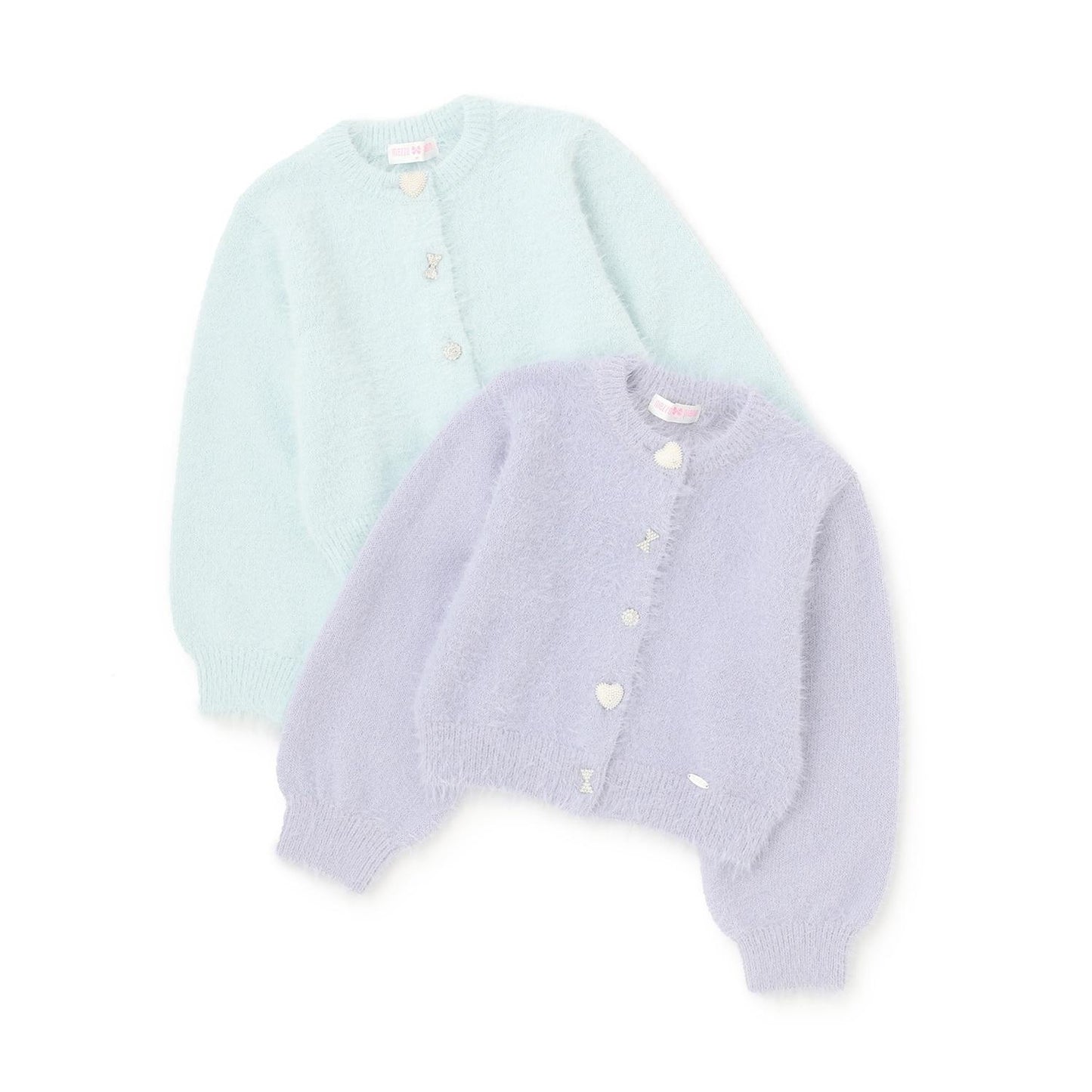 亮片長毛針織開衫