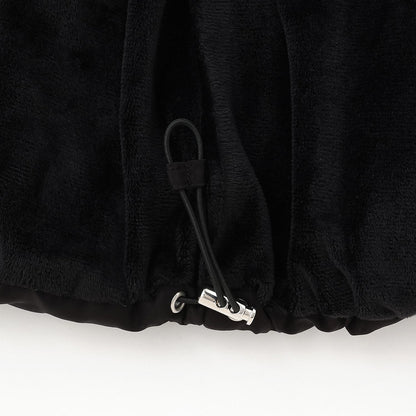 【防潑水・蓄熱】迷你蝴蝶結泡泡袖短款夾克