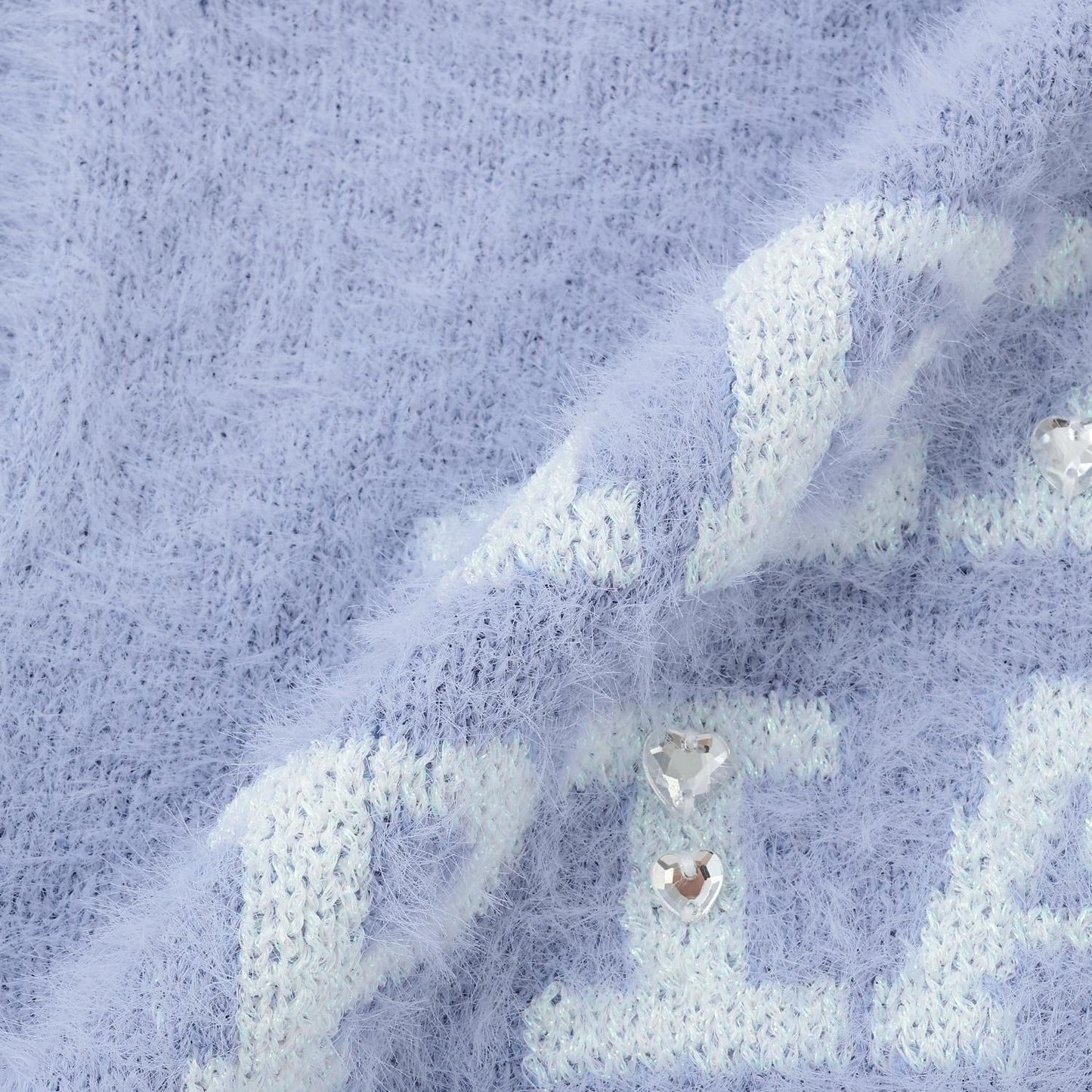 Logo毛絨針織套頭衫