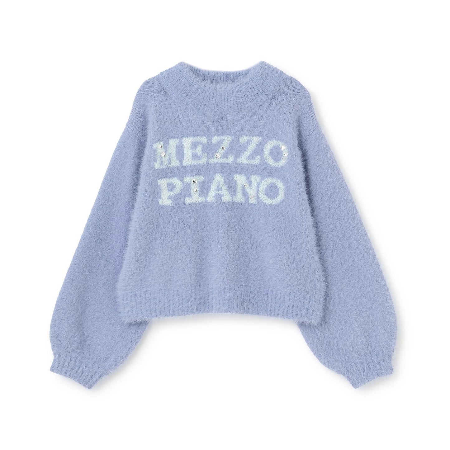 Logo毛絨針織套頭衫