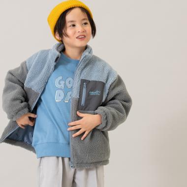 羊羔絨立領夾克/保暖/外套