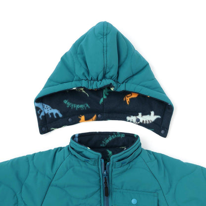恐龍雙面可穿中棉夾克
