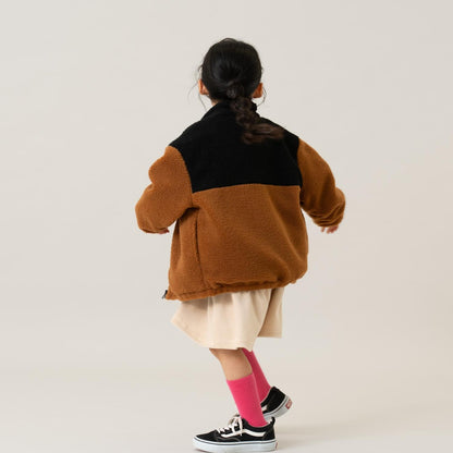 羊羔絨立領夾克/保暖/外套